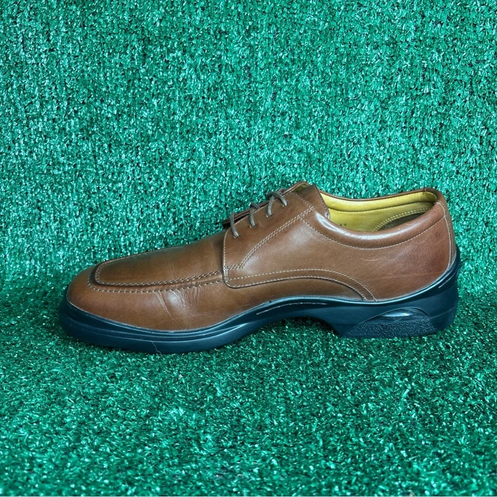 Cole‎ Haan Air Brennan Brown Leather Air Dress Sneakers Mens Size 10.5 M - EUC
